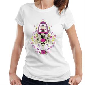 Looney Tunes Halloween Sylvester Tweety Skeleton Women's T-Shirt