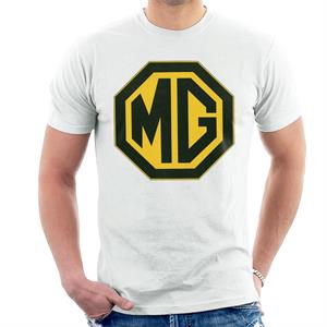 MG Black And Gold Logo British Motor Heritage Men's T-Shirt