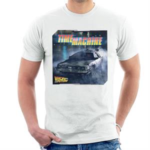 Back to the Future Time Machine Lightning Logo Men's T-Shirt