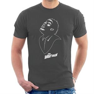 The Wolf Man Looking Up Men's T-Shirt