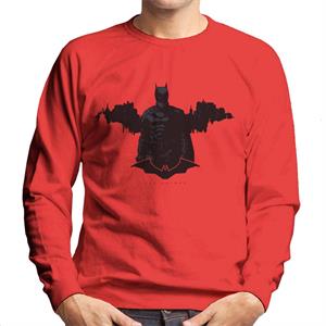 The Batman Logo Gotham City Backdrop Men's Sweatshirt