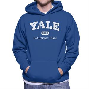 Yale University Lacrosse Team Men's Hooded Sweatshirt