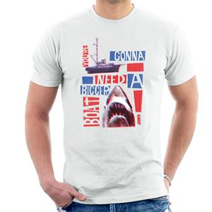 Jaws You Are Gonna Need A Bigger Boat Montage Men's T-Shirt