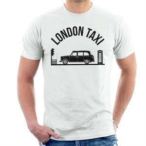 London Taxi Company TX4 At Traffic Lights Men's T-Shirt