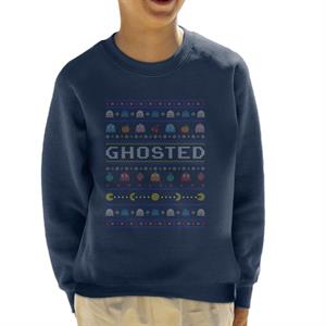 Pac-Man Halloween Ghosted Kid's Sweatshirt