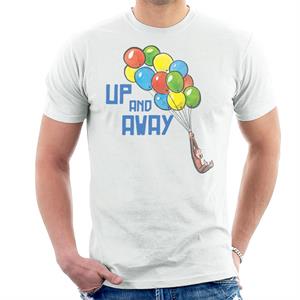 Curious George Up And Away Balloons Men's T-Shirt