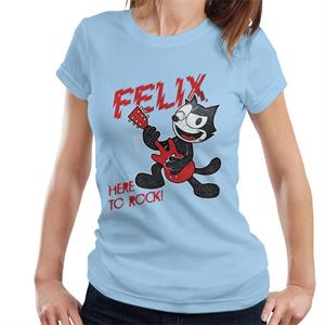 Felix The Cat Here To Rock Women's T-Shirt