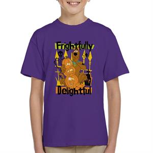 Scooby Doo Halloween Frightfully Delightful Kid's T-Shirt