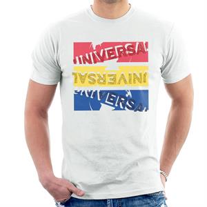 Universal Pictures Red Yellow Blue Logo Men's T-Shirt