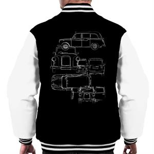 London Taxi Company Blueprint Men's Varsity Jacket