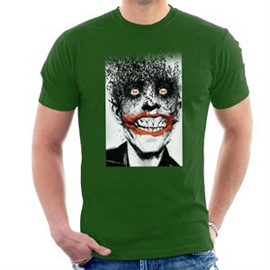 Batman Halloween Joker Face Made Of Bats Men's T-Shirt