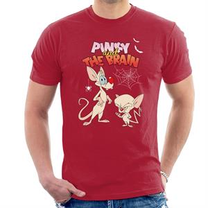 Animaniacs Pinky And The Brain Halloween Creepy Crawlies Men's T-Shirt