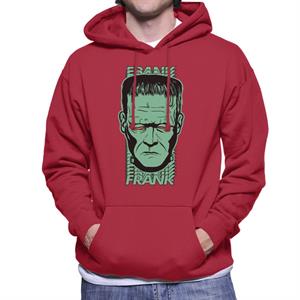 Frankenstein Frank Red Eyes Men's Hooded Sweatshirt