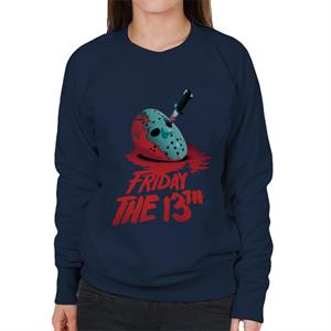 Friday 13th Crimson Jason Voorhees Crimson Face Women's Sweatshirt