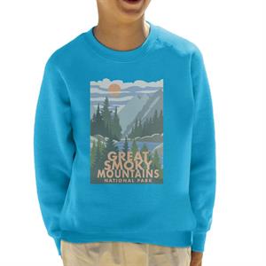 US National Parks Great Smoky Mountains Kid's Sweatshirt