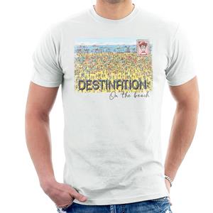 Where's Wally Destination On The Beach Men's T-Shirt