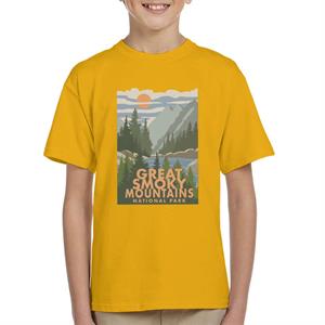 US National Parks Great Smoky Mountains Kid's T-Shirt