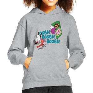 Courage The Cowardly Dog Halloween Ooga Booga Booga Kid's Hooded Sweatshirt