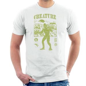 The Creature From The Black Lagoon Sunset Boat Men's T-Shirt