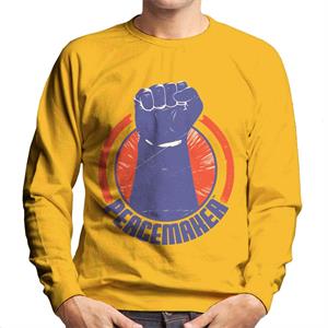 Peacemaker Blue Fist Men's Sweatshirt