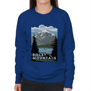 US National Parks Rocky Mountain National Park Women's Sweatshirt