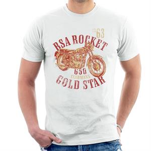 BSA Rocket 650 Clubmans Gold Star Men's T-Shirt