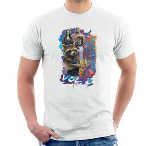 Marvel Guardians Of The Galaxy Vol 2 Galactic Character Montage Men's T-Shirt