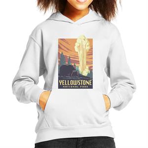 US National Parks Yellowstone Kid's Hooded Sweatshirt