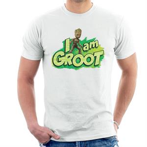 Marvel Guardians Of The Galaxy Vol 2 I Am Groot Leaf Men's T-Shirt