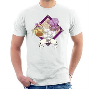 Holly Hobbie With A Basket Of Fruit And Flowers Men's T-Shirt