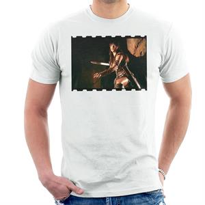 Xena Warrior Princess Fighting Men's T-Shirt