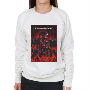 Terminator Your Future Is In Its Hands Endoskeleton Women's Sweatshirt