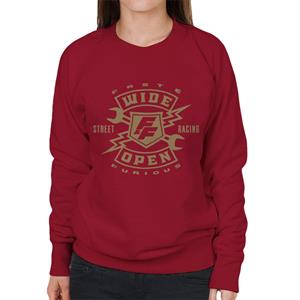 The Fast and The Furious Wide Open Women's Sweatshirt