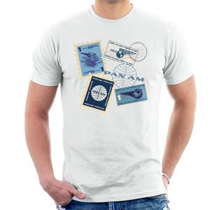 Pan Am Postage Stamps Montage Men's T-Shirt