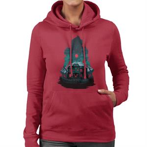 IT Pennywise House Red Balloon Women's Hooded Sweatshirt