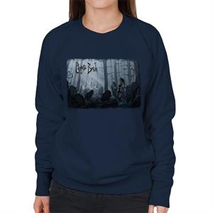 Corpse Bride Victor Van Dort Running From Emily Women's Sweatshirt