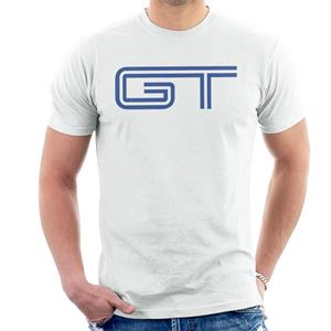 Ford GT Blue Classic Logo Men's T-Shirt