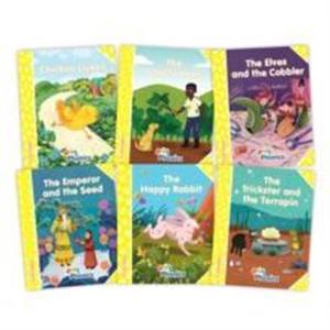 Jolly Phonics Folktales Yellow Readers Level 2 Complete Set 16 by Emily GuilleMarrett