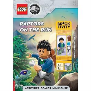 LEGO Jurassic World Raptors on the Run with Kenji minifigure baby raptor and accessories by Buster Books