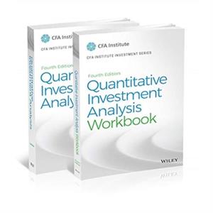 Quantitative Investment Analysis Set by CFA Institute