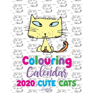 Colouring Calendar 2020 Cute Cats UK Edition by Gumdrop Press