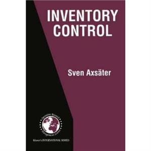 Inventory Control by Axsater Sven Axsater