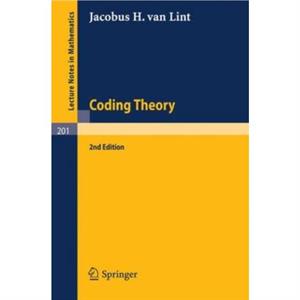 Coding Theory by Lint J. H. van Lint