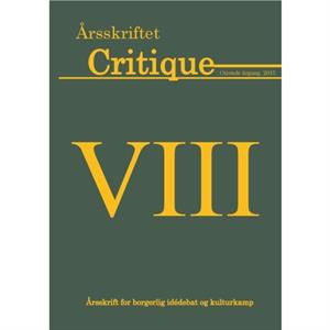 Arsskriftet Critique VIII by Rasmus Pedersen