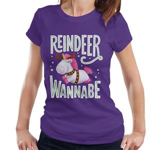 Minions Christmas Reindeer Wannabe Women's T-Shirt