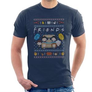Friends Christmas Opening Scene Men's T-Shirt