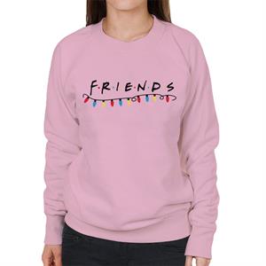 Friends Christmas Logo Festive Lights Women's Sweatshirt