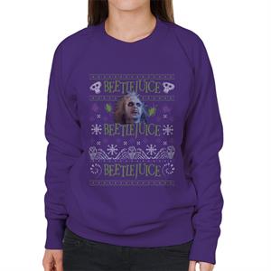 Beetlejuice Christmas Quote Women's Sweatshirt