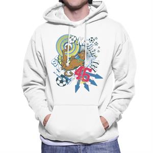 Scooby Doo Football Kickin It Men's Hooded Sweatshirt