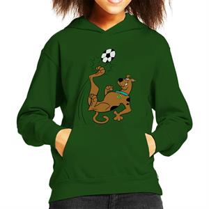 Scooby Doo Football Over Head Kick Kid's Hooded Sweatshirt